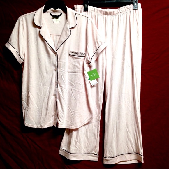 kate spade Other - NWT Kate Spade Early Bird womens knit pajama set L